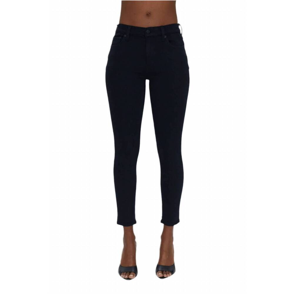 NEW PISTOLA audrey mid rise skinny jeans in dark vinyl